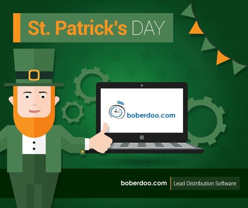 St. Patrick's Day - lead distribution tips from boberdoo.com